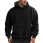Fall Winter Fleece Plush thick Hoodie Pullover tops for men - www.Shopthatapp.com