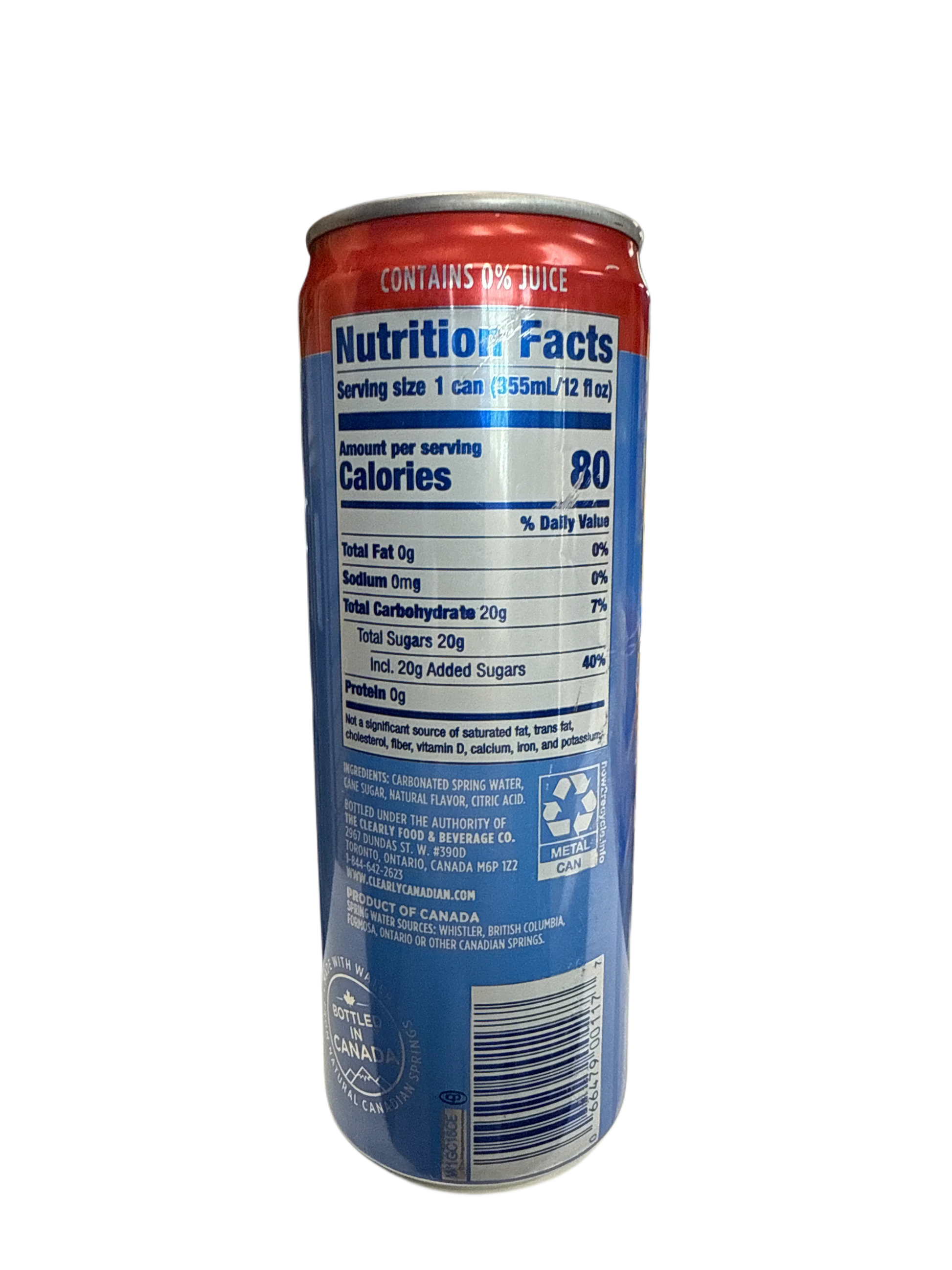 Clearly Canadian Summer Strawberry Flavour 355ML - Canadian Edition - www.Shopthatapp.com