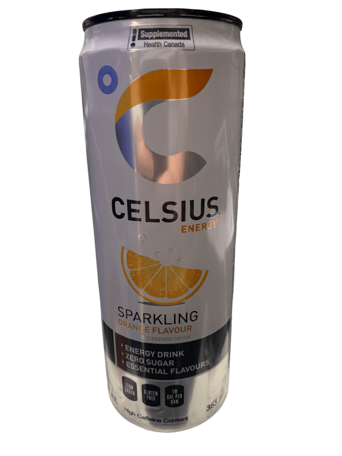 Celsius Sparkling Orange Zero Sugar Energy Drink 355ML - Canadian Edition - www.Shopthatapp.com