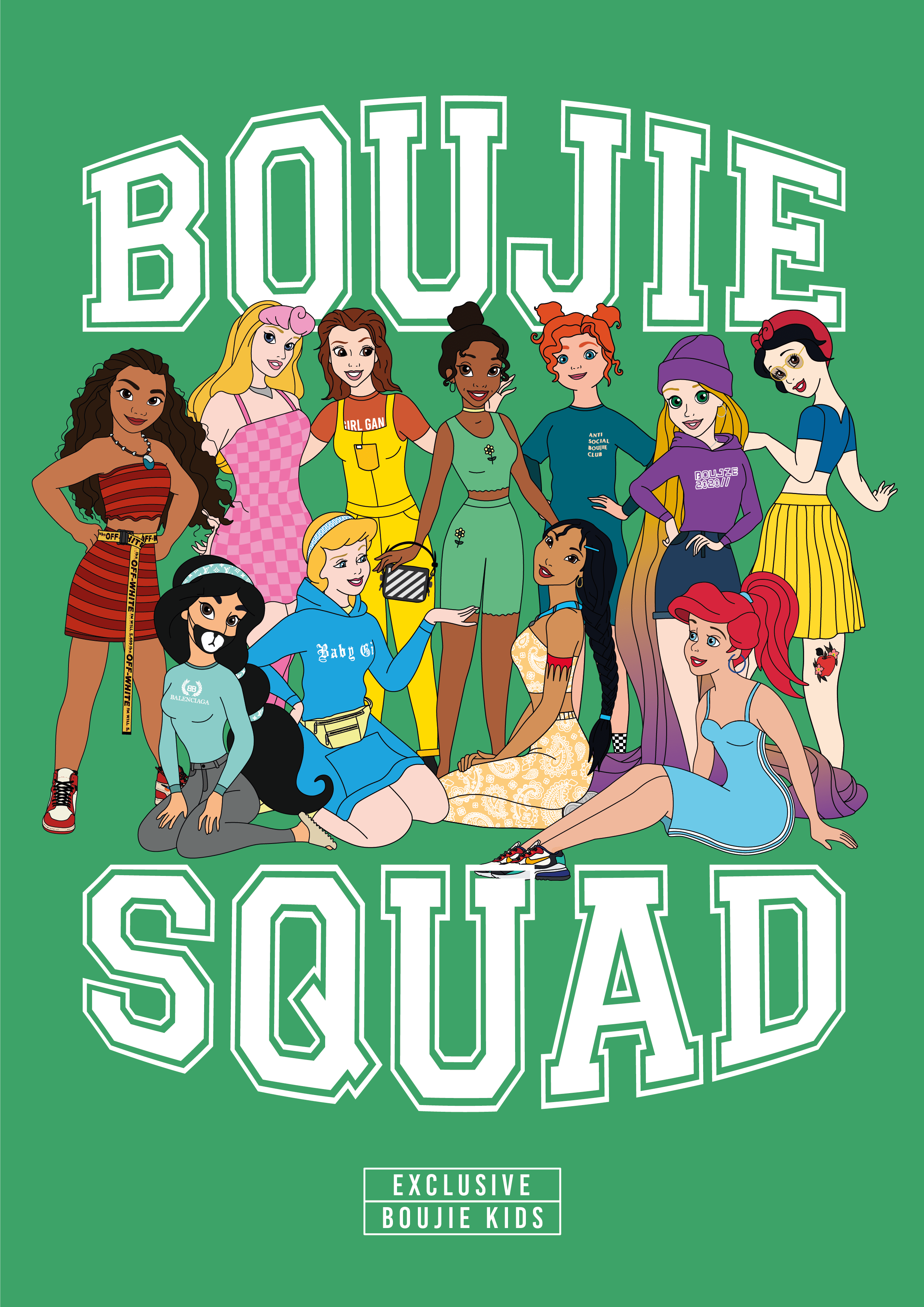 Boujie Squad T Shirt - www.Shopthatapp.com