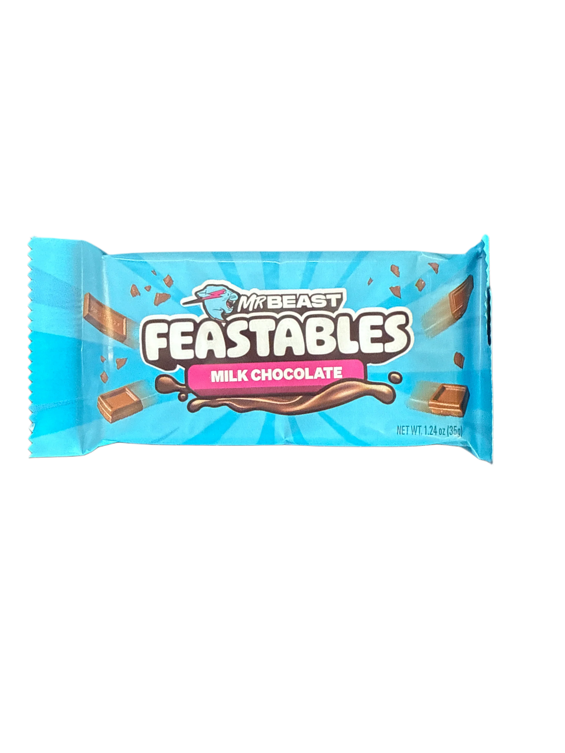 Feastables Mr Beast Milk Chocolate 35G - U.S Edition - www.Shopthatapp.com