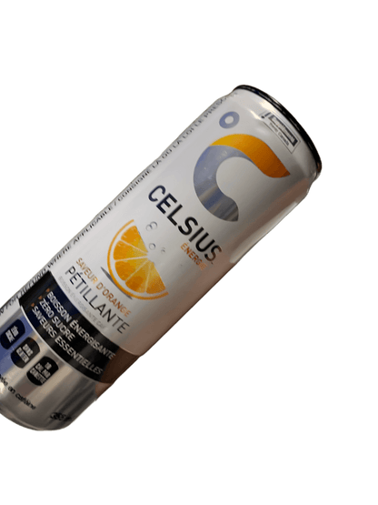 Celsius Sparkling Orange Zero Sugar Energy Drink 355ML - Canadian Edition - www.Shopthatapp.com