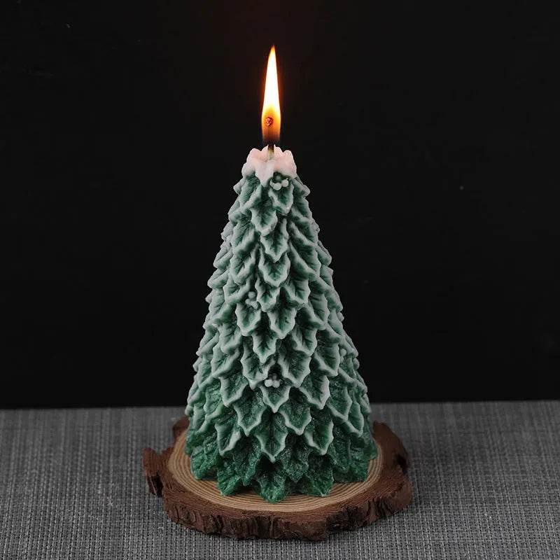 Christmas Tree Silicone Molds For DIY Christmas Creative Atmosphere Decoration Handmade Fragrant Candles - www.Shopthatapp.com