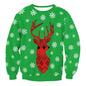Autumn Winter Fashion Ugly Christmas Sweater Santa Elf Funny Pullover Womens Mens Print Sweaters Tops Clothing - www.Shopthatapp.com