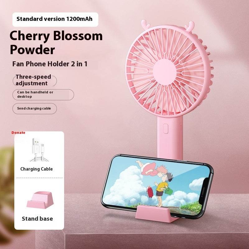 Handheld Usb Mini Portable Folding Aromatherapy Fan - www.Shopthatapp.com