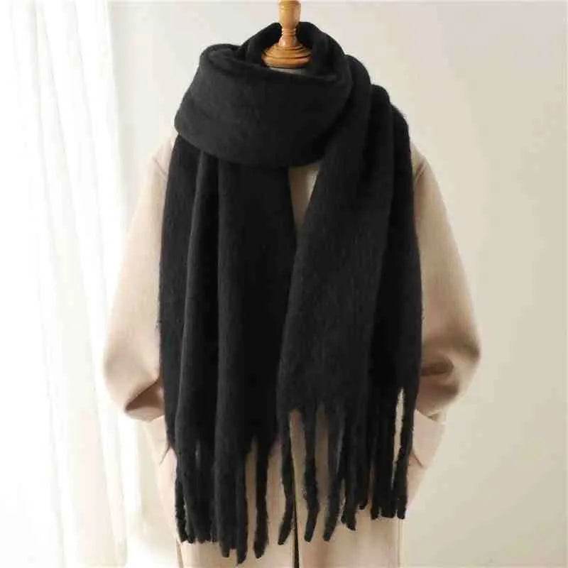 Women's Winter Scarf Cashmere Warm Soft Shawl - www.Shopthatapp.com