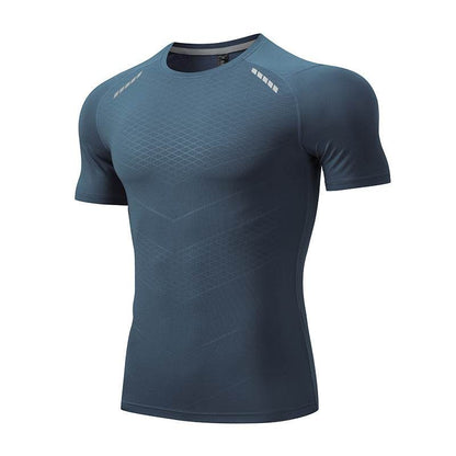 Muscle fit Gym T-shirt exercise shirts men's athletic shirt