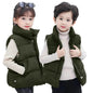 Down Cotton Vest Autumn And Winter Waistcoat Winter Clothing Children Sleeveless Puffer jacket - www.Shopthatapp.com