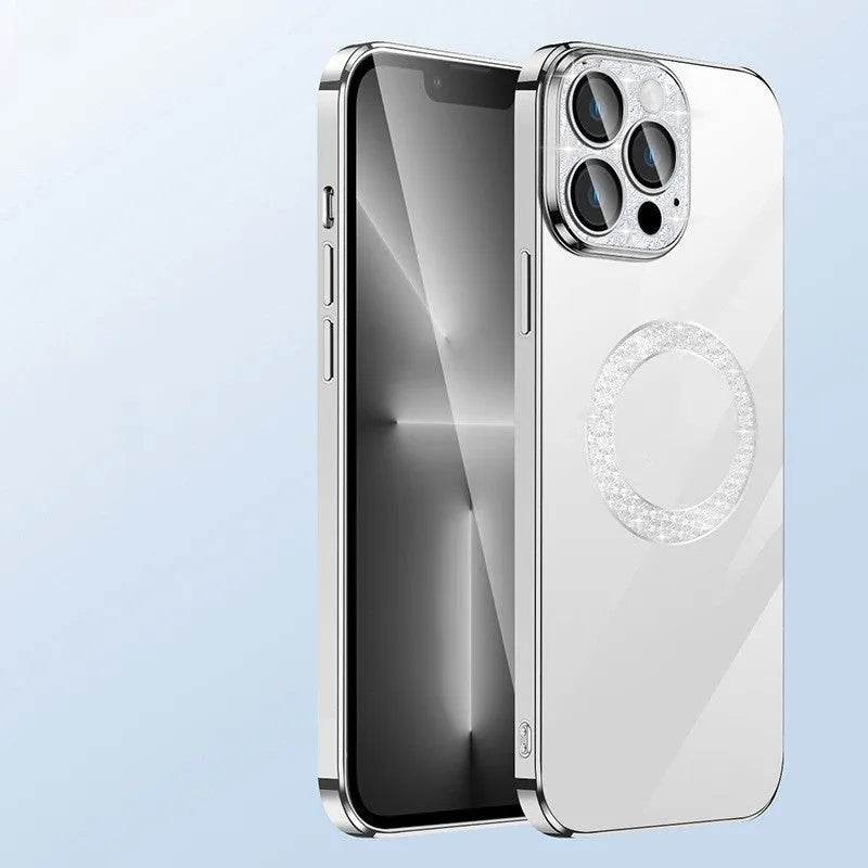 Electroplated TPU Transparent Apple Mobile phone Case - www.Shopthatapp.com