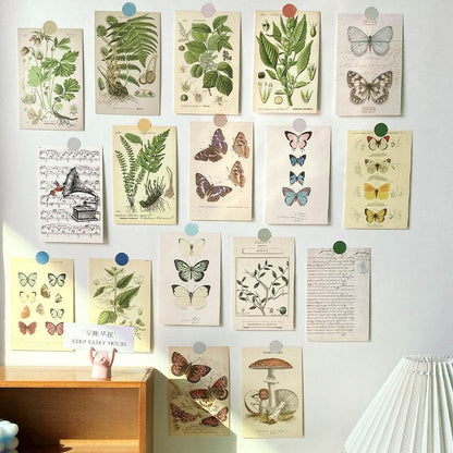 Forest Plant Series Decorative Card Wall Bedroom Postcard Wall Sticker Decoration Decorative Card - www.Shopthatapp.com
