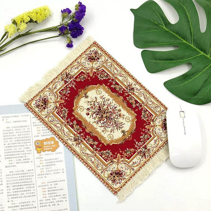 Office mouse pad, Suede fringe mouse pad Hot rubber  Bohemian style - www.Shopthatapp.com