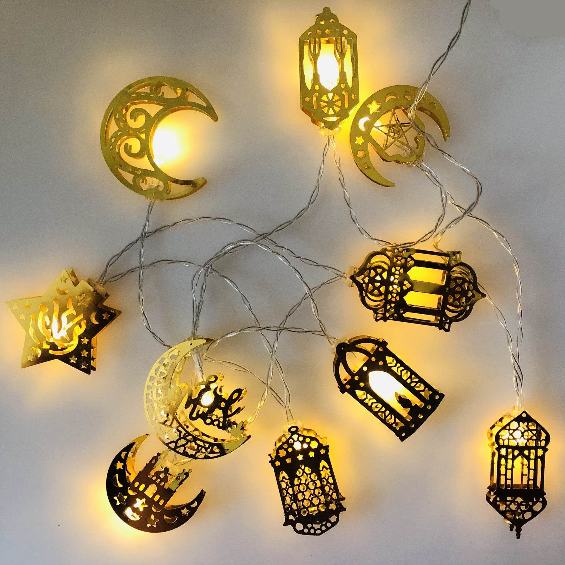 Ramadan Decoration For Diwali Festival Of Eurban Eid Mubarak String Light - www.Shopthatapp.com
