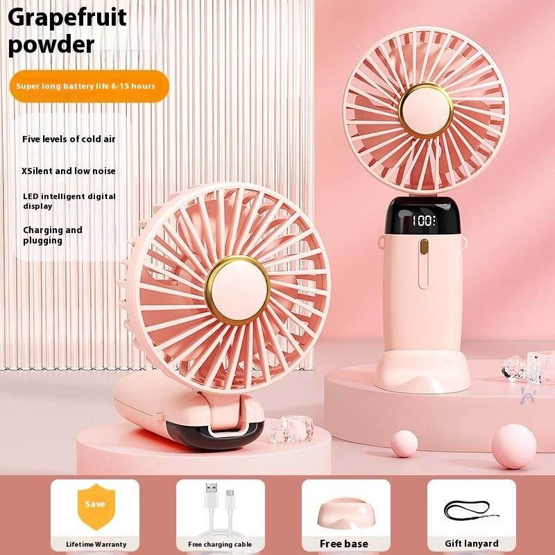 Handheld Usb Mini Portable Folding Aromatherapy Fan - www.Shopthatapp.com