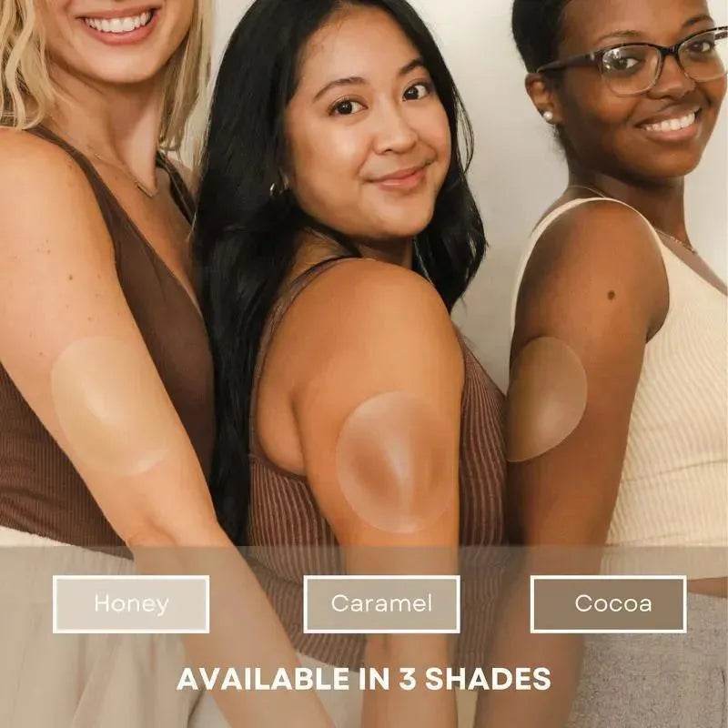 2 Pairs Reusable Adhesive Sticky Breast petals Nipple Patches - www.Shopthatapp.com