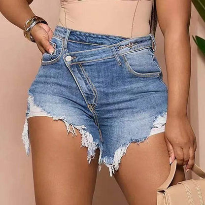 Fashion Personality Denim Shorts For Women - www.Shopthatapp.com