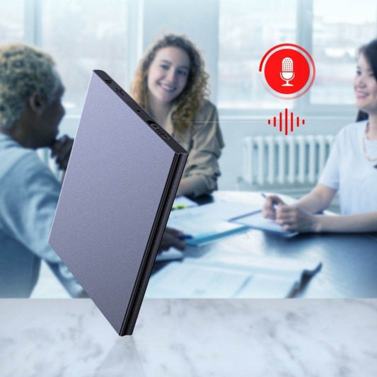 Smart Voice Recorder HD Noise Reduction Ultra-thin Portable Voice Activated Audio Recorder - www.Shopthatapp.com