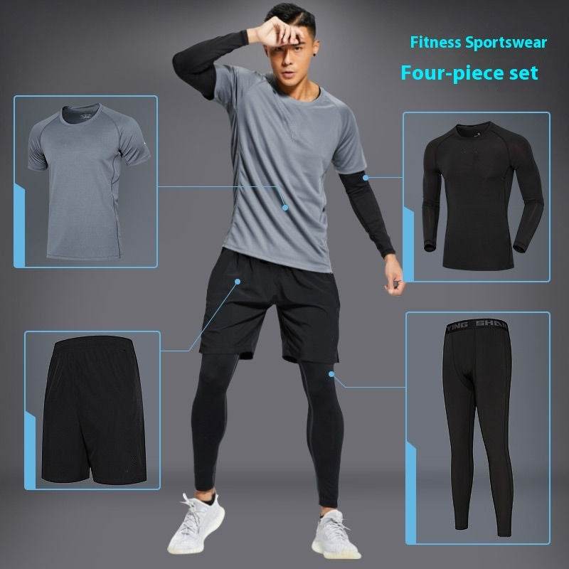 Fitness apparel - Quick Drying Workout clothes for men Gym wear - www.Shopthatapp.com