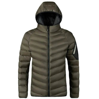 Winter Padded Thick Hooded Puffer Rain Jacket for men - www.Shopthatapp.com