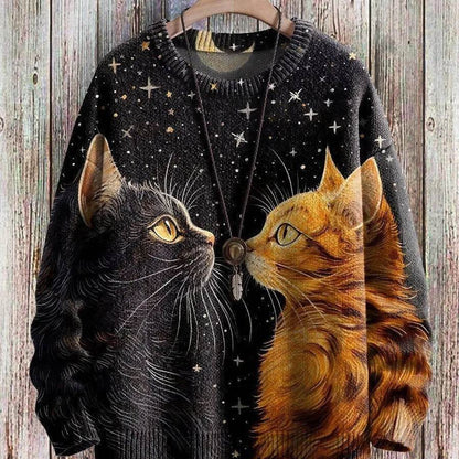 Men's Waffle Crew Neck Sweatshirt Pullover top Unisex - www.Shopthatapp.com