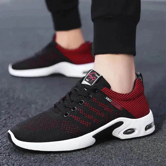 Casual Lightweight Running Shoes For Men Breathable  Lace-up Sneakers - www.Shopthatapp.com