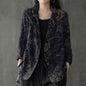 Women's floral Cotton Linen jacket Pocket Blazer - www.Shopthatapp.com