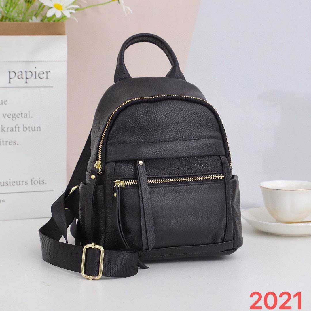 Fashion All-matching Leather Travel Bag Large-capacity Backpack - www.Shopthatapp.com