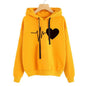 Unisex Heart Print Streetwear Hoodies sweatshirt Pullover Long Sleeve Clothes - www.Shopthatapp.com