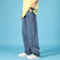 Straight Loose Jeans Men Casual Trousers Hip Hop Cargo Denim Pants With Zipper - www.Shopthatapp.com