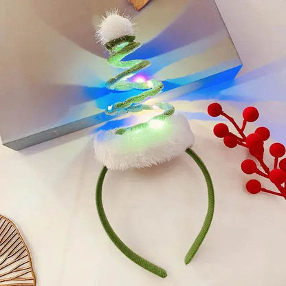 Christmas With Light Headband Snowflake Women's - www.Shopthatapp.com