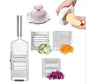 Stainless Steel Grater, Vegetable And Fruit Slicer, Peeler - www.Shopthatapp.com