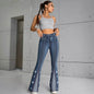 Bell Bottom Denim – Classic High Rise Flare Jeans for Women - www.Shopthatapp.com