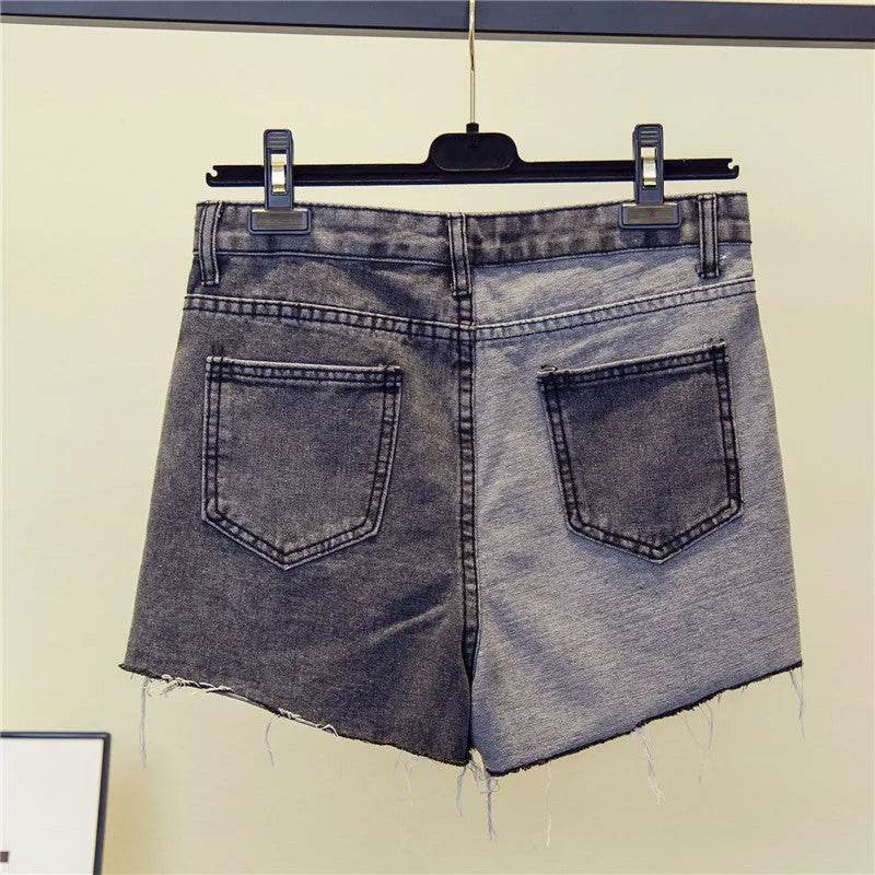 Plus Size Women's Denim Shorts For Women - www.Shopthatapp.com