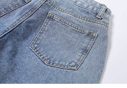 Women Street style Ripped Denim Jeans Pant Low rise - www.Shopthatapp.com