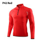 Half Zipper Long Sleeve Workout Top Outdoor Running Quick-drying Gym Shirt - www.Shopthatapp.com