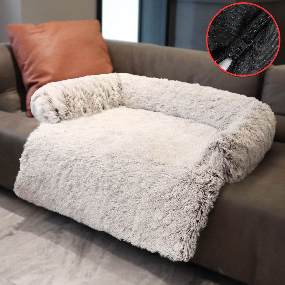 Removable Pet bed Mat Sofa Dog Bed Plush Pet Bed - www.Shopthatapp.com