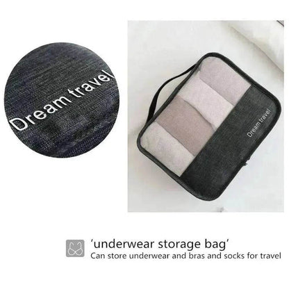 7pc Packing Cubes Luggage Storage Organiser Travel Bags - www.Shopthatapp.com