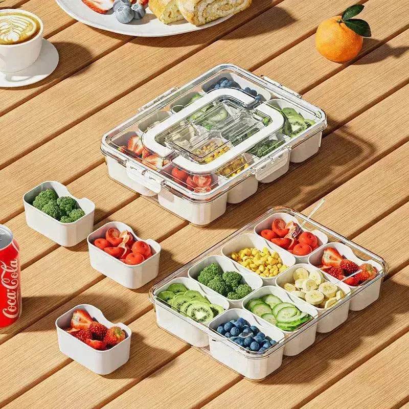 8-Grid Divided Serving Tray - Cream White - www.Shopthatapp.com