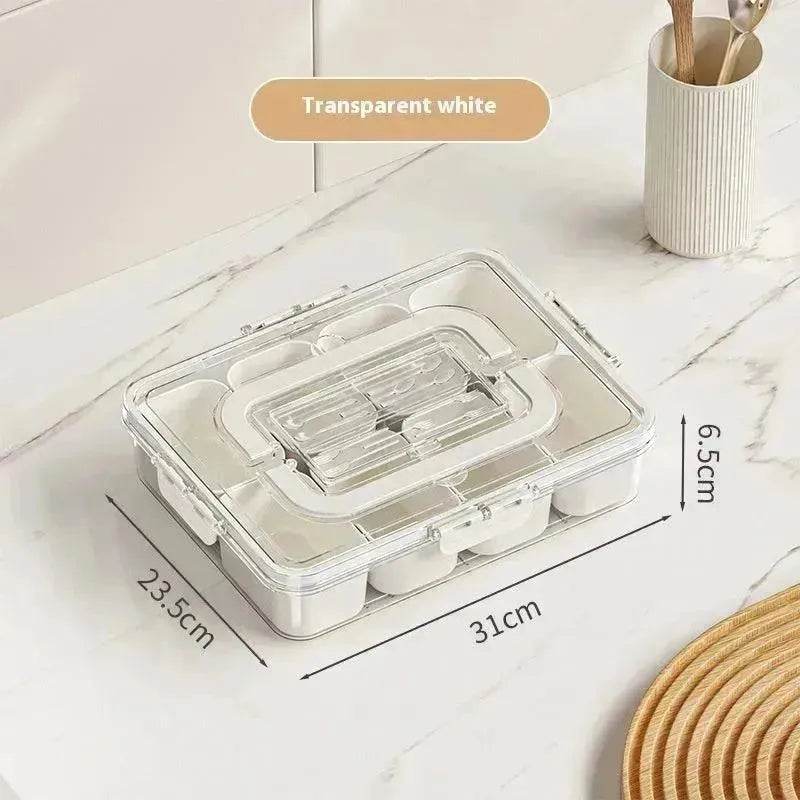 8-Grid Divided Serving Tray - Cream White - www.Shopthatapp.com