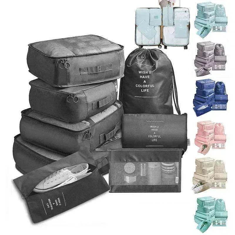 8 piece Set Luggage Divider Travel Storage Clothes Packing Cube Bag - www.Shopthatapp.com
