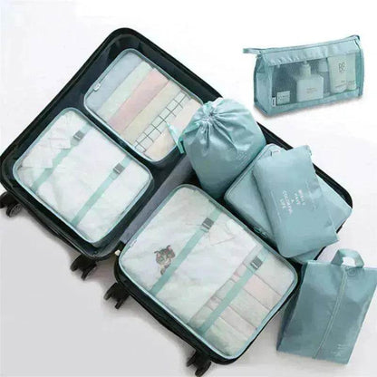 8 piece Set Luggage Divider Travel Storage Clothes Packing Cube Bag - www.Shopthatapp.com