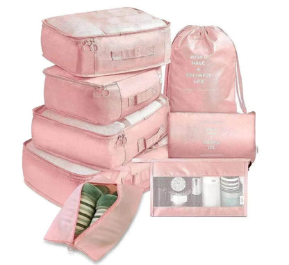 8 piece Set Luggage Divider Travel Storage Clothes Packing Cube Bag - www.Shopthatapp.com