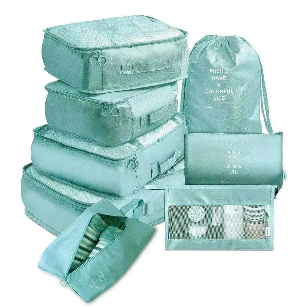 8 piece Set Luggage Divider Travel Storage Clothes Packing Cube Bag - www.Shopthatapp.com