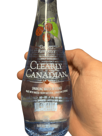 Clearly Canadian Sparkling Country Raspberry Bottle 325ML - Canadian Edition - www.Shopthatapp.com