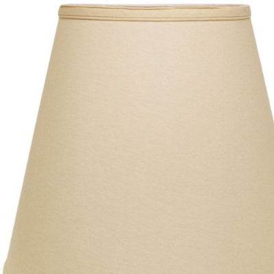 Extra Deep Empire Hardback Lampshade With Washer Fitter, Beige Color Fabric Lampshade For Table Lamps, Natural Linen, 9 Top X 16 Bottom X 14 Height - www.Shopthatapp.com
