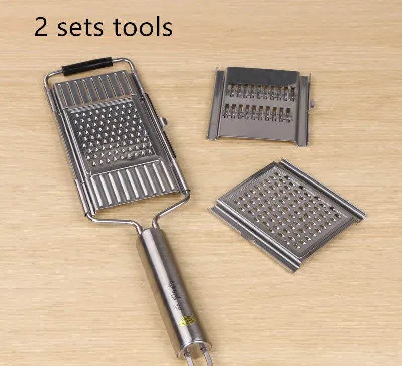 Stainless Steel Grater, Vegetable And Fruit Slicer, Peeler - www.Shopthatapp.com