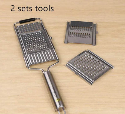 Stainless Steel Grater, Vegetable And Fruit Slicer, Peeler - www.Shopthatapp.com