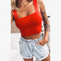 Summer New Fashion Women Crop Top Sexy Sleeveless Tank Tops - www.Shopthatapp.com