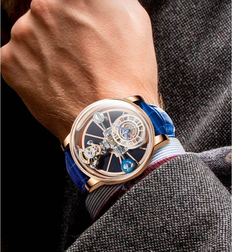 Men's Hollowed-out Quartz Watch - www.Shopthatapp.com