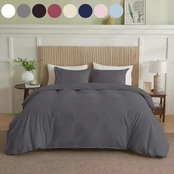 Serta Simply Clean Pleated Duvet Cover Queen - www.Shopthatapp.com