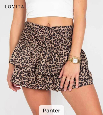 Leisure Versatile Lotus Leaf Women's Mini layered Skirt - www.Shopthatapp.com